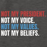 Not My President Not My Coice Not My Values Not My Beliefs Vector Backpack
