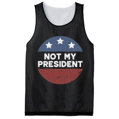 Not My President Mesh Reversible Basketball Jersey Tank