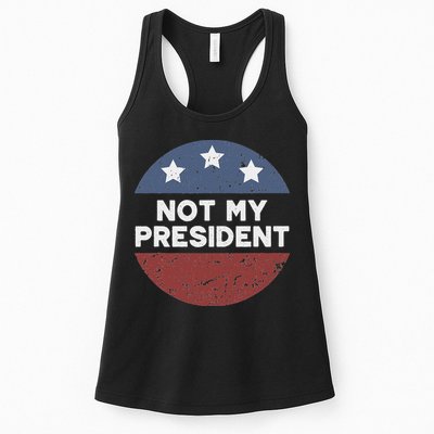Not My President Womens Tank Top