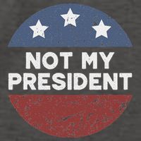 Not My President Vector Backpack