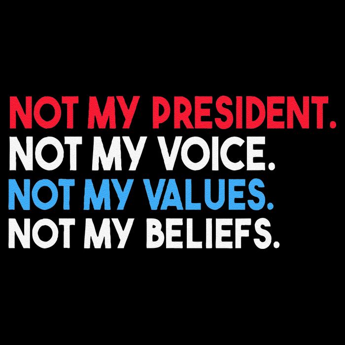 Not My President Not My Voice Not My Values Not My Beliefs Legacy Cool Fit Booney Bucket Hat