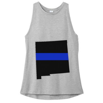 New Mexico Police T New Mexico Law Enforcement Ladies PosiCharge Tri-Blend Wicking Tank