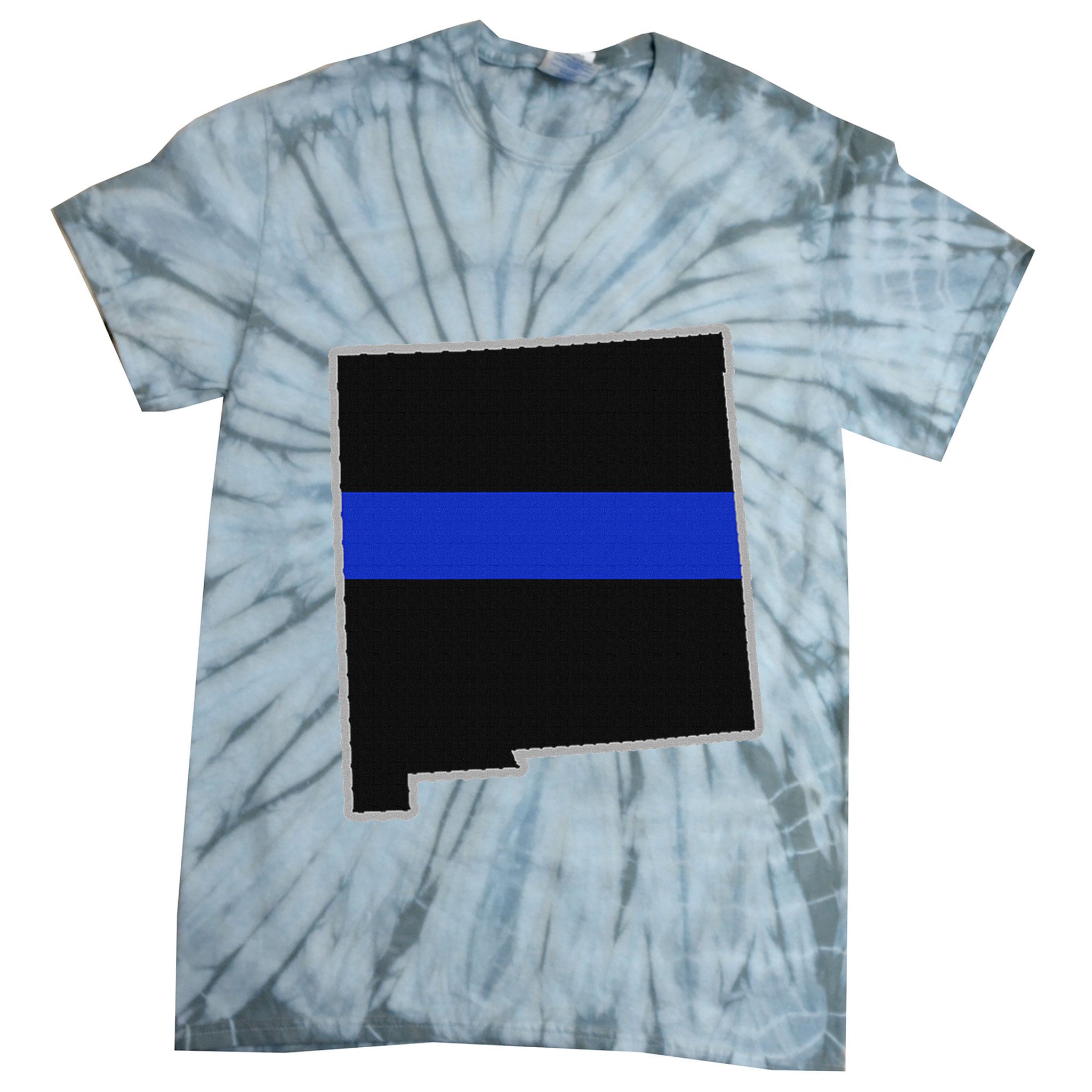 New Mexico Police T New Mexico Law Enforcement Tie-Dye T-Shirt