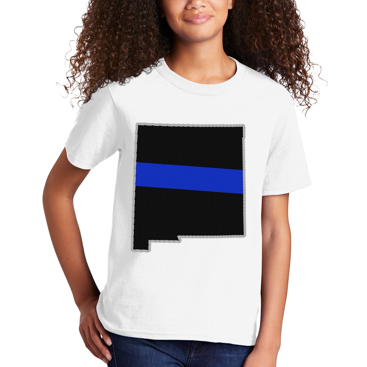 New Mexico Police T New Mexico Law Enforcement Kids T-Shirt