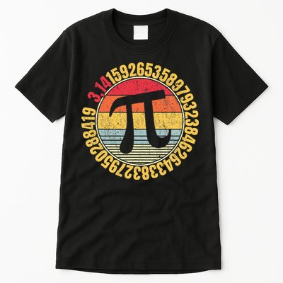 Nerdy Math Pi Symbol Mathlete Tall T-Shirt