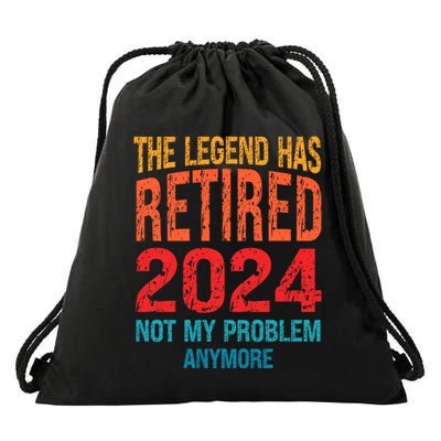 Not My Problem Anymore Drawstring Bag