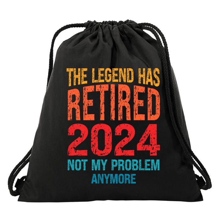 Not My Problem Anymore Drawstring Bag