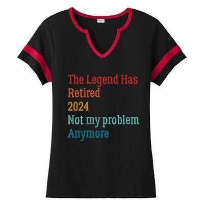 Not My Problem Anymore Ladies Halftime Notch Neck Tee