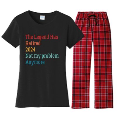 Not My Problem Anymore Women's Flannel Pajama Set