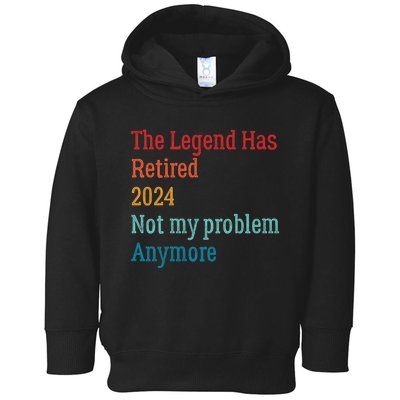 Not My Problem Anymore Toddler Hoodie