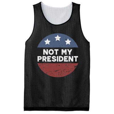 Not My President Mesh Reversible Basketball Jersey Tank