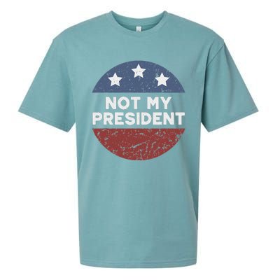 Not My President Sueded Cloud Jersey T-Shirt