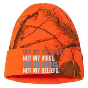 Not My President Not My Voice Not My Values Not My Beliefs Kati Licensed 12" Camo Beanie