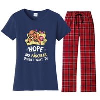 Nah My Pancreas Cute Sloth Type 1 T1D Diabetes Funny Gift Women's Flannel Pajama Set