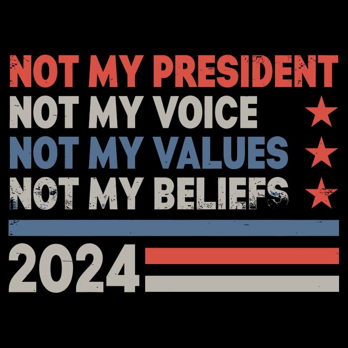 Not My President Not My Voice Not My Value Not My Beliefs Wool Snapback Cap