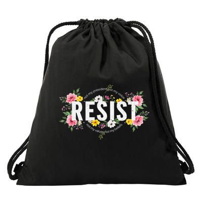 Not My President Not My Voice Not My Value Not My Beliefs Drawstring Bag