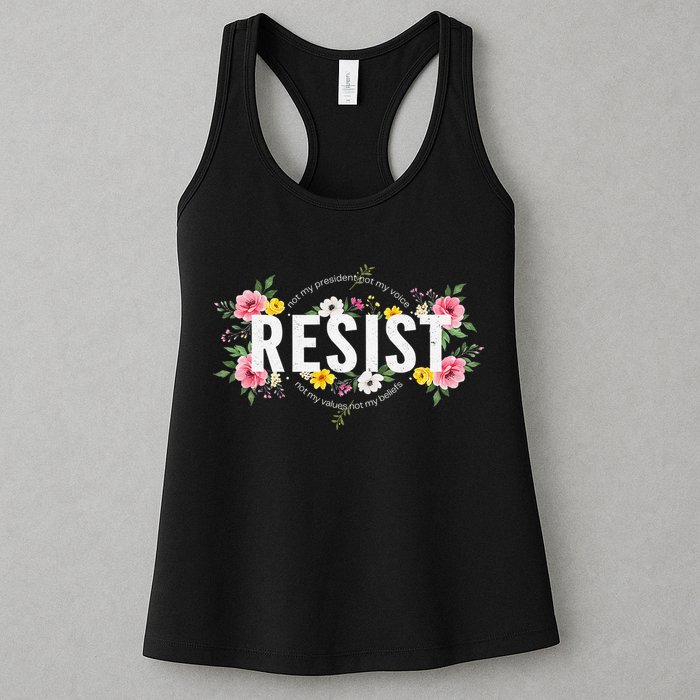 Not My President Not My Voice Not My Value Not My Beliefs Womens Tank Top