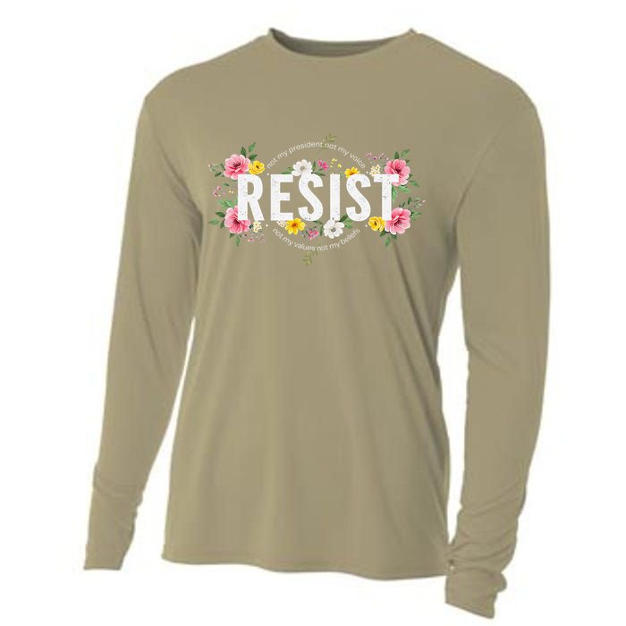Not My President Not My Voice Not My Value Not My Beliefs Cooling Performance Long Sleeve Crew