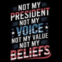 Not My President Not Voice Not My Value Not My Beliefs T-Shirt