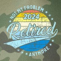 Not My Problem Anymore Retirement Legacy Tie Dye Trucker Hat