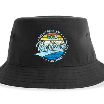 Not My Problem Anymore Retirement Sustainable Bucket Hat