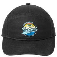 Not My Problem Anymore Retirement 7-Panel Snapback Hat
