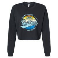 Not My Problem Anymore Retirement Cropped Pullover Crew