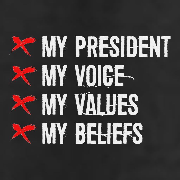 Not My President Not My Voice Not My Values Not My Beliefs Cool Comfort Performance Bucket Hat