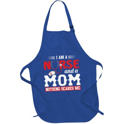 Nurse Mom Quote And Im Nurse And Mom Nothing Scares Me Gift Apron