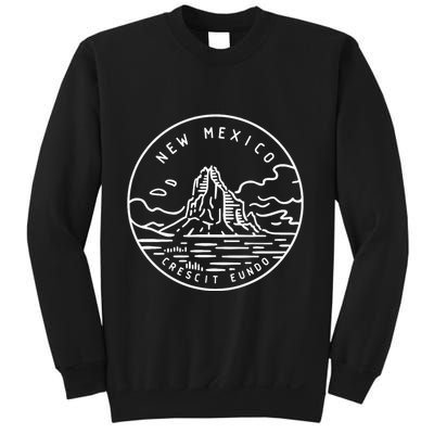 New Mexico Retro Classic Mountain Art Nm Sweatshirt