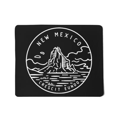 New Mexico Retro Classic Mountain Art Nm Mousepad