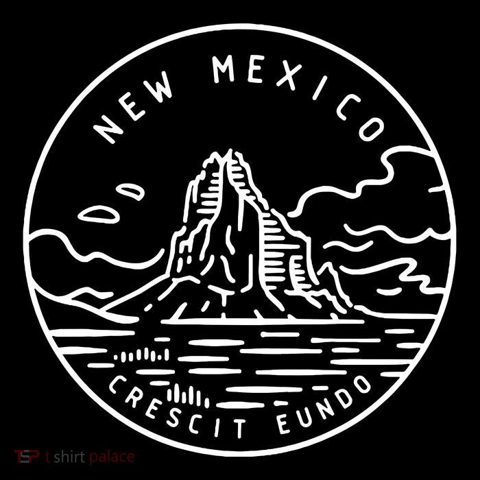 New Mexico Retro Classic Mountain Art Nm Premium T-Shirt