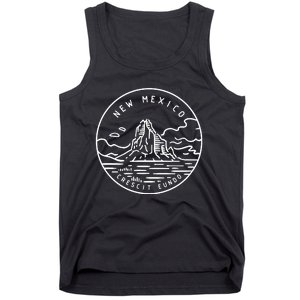 New Mexico Retro Classic Mountain Art Nm Tank Top