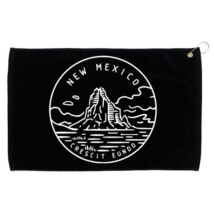 New Mexico Retro Classic Mountain Art Nm Grommeted Golf Towel