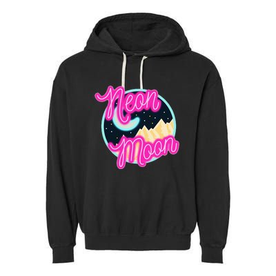 Neon Moon Retro Western 80s 90s Country Garment-Dyed Fleece Hoodie