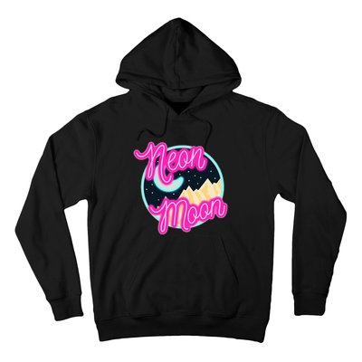 Neon Moon Retro Western 80s 90s Country Hoodie