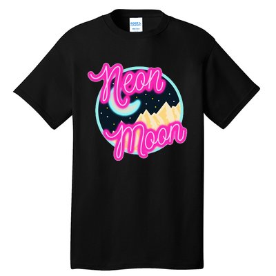 Neon Moon Retro Western 80s 90s Country Tall T-Shirt