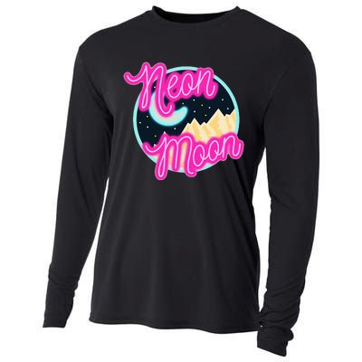 Neon Moon Retro Western 80s 90s Country Cooling Performance Long Sleeve Crew