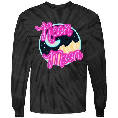 Neon Moon Retro Western 80s 90s Country Tie-Dye Long Sleeve Shirt