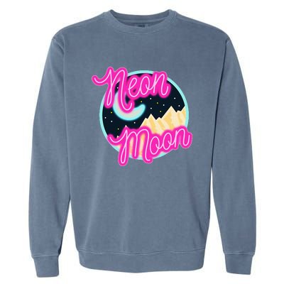 Neon Moon Retro Western 80s 90s Country Garment-Dyed Sweatshirt