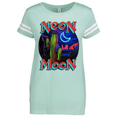 Neon Moon Retro Western Enza Ladies Jersey Football T-Shirt