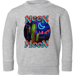 Neon Moon Retro Western Toddler Sweatshirt