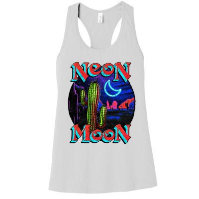 Neon Moon Retro Western Women's Racerback Tank