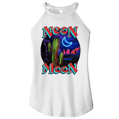 Neon Moon Retro Western Women's Perfect Tri Rocker Tank