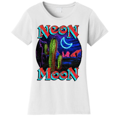 Neon Moon Retro Western Women's T-Shirt