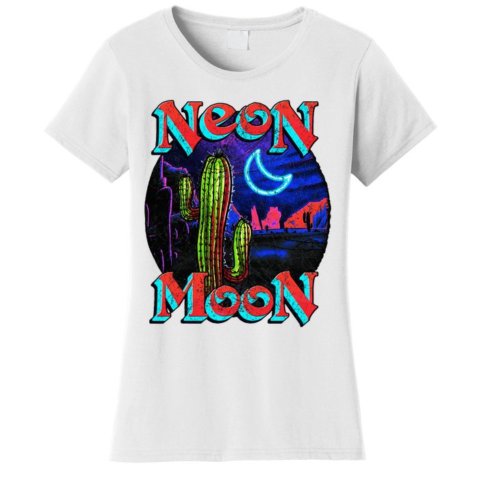 Neon Moon Retro Western Women's T-Shirt