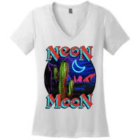 Neon Moon Retro Western Women's V-Neck T-Shirt