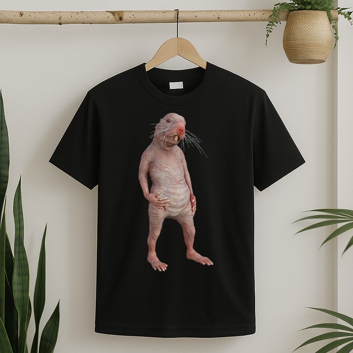 Naked Mole Rat Zookeeper Safari Animal Lover Mole Rat T-Shirt