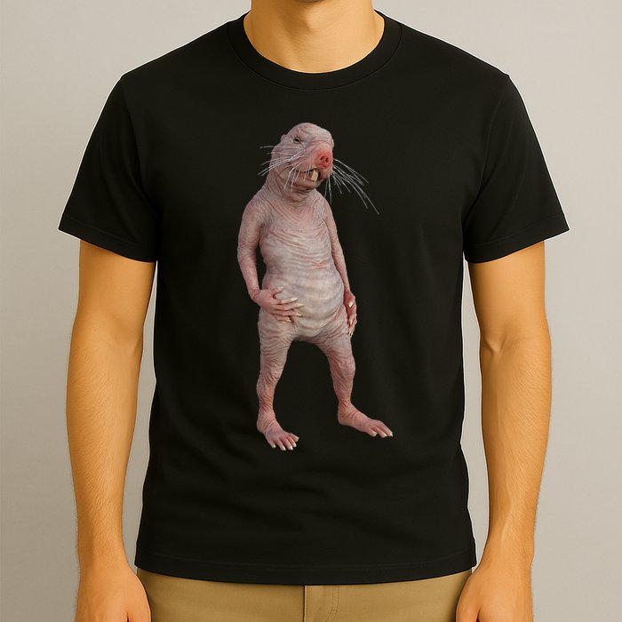 Naked Mole Rat Zookeeper Safari Animal Lover Mole Rat T-Shirt