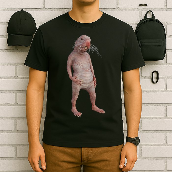 Naked Mole Rat Zookeeper Safari Animal Lover Mole Rat T-Shirt